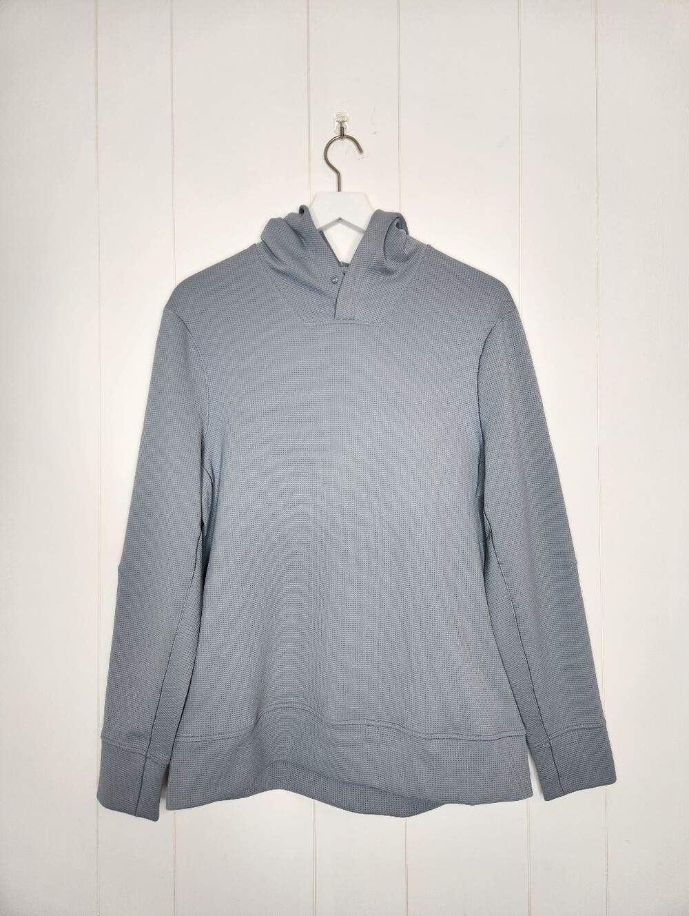 Lululemon Men's Gray Shift Stitch Hoodie Size Medium